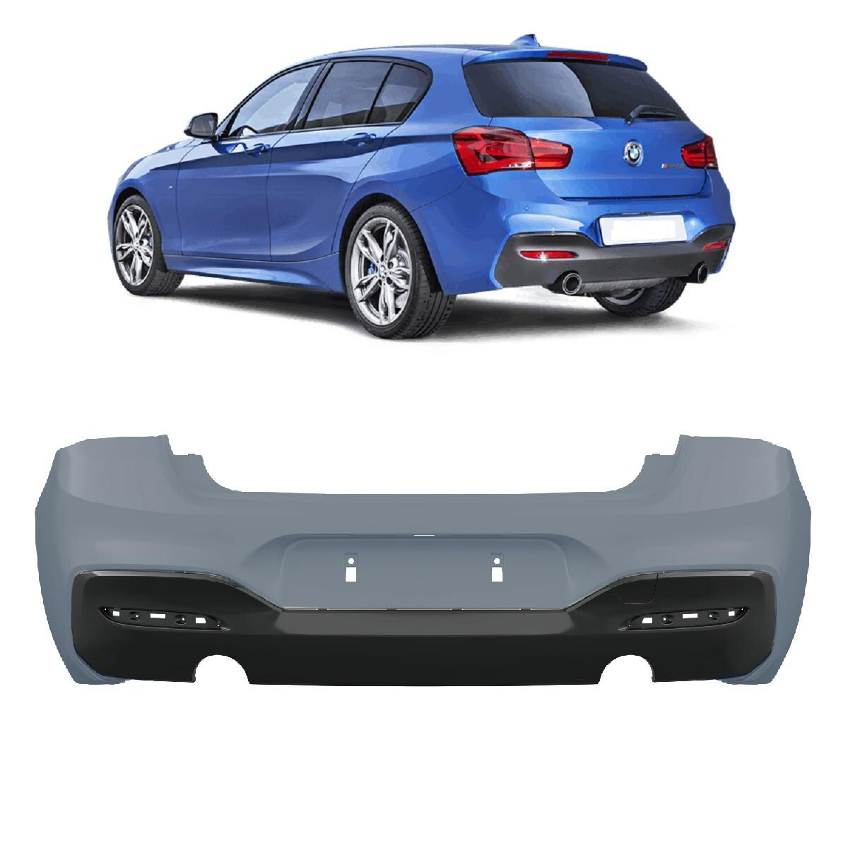 Rear Bumper BMW 1 Series F20 M-Sport